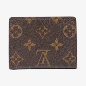 Louis Vuitton Fold Over Wallet Monogram Coated Canvas | AlmaBagz