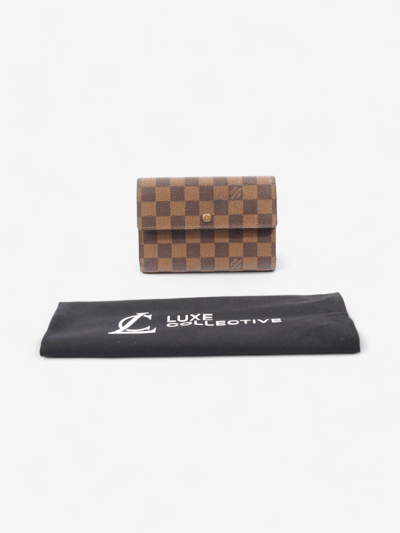 Louis Vuitton Porte Tresor Etui Papier Damier Ebene Coated Canvas | AlmaBagz - Image 6