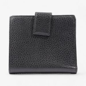 Gucci GG Marmont Compact Wallet Black Leather | AlmaBagz