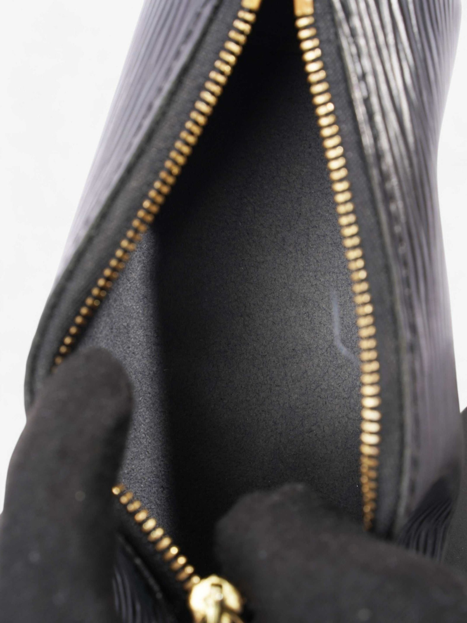 Louis Vuitton Soufflot Black Epi Leather Mini | AlmaBagz - Image 6