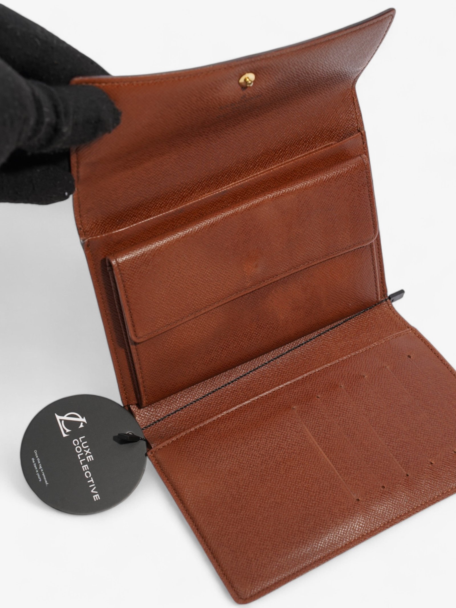 Louis Vuitton Porte Tresor Etui Papiers Monogram Coated Canvas | AlmaBagz - Image 10