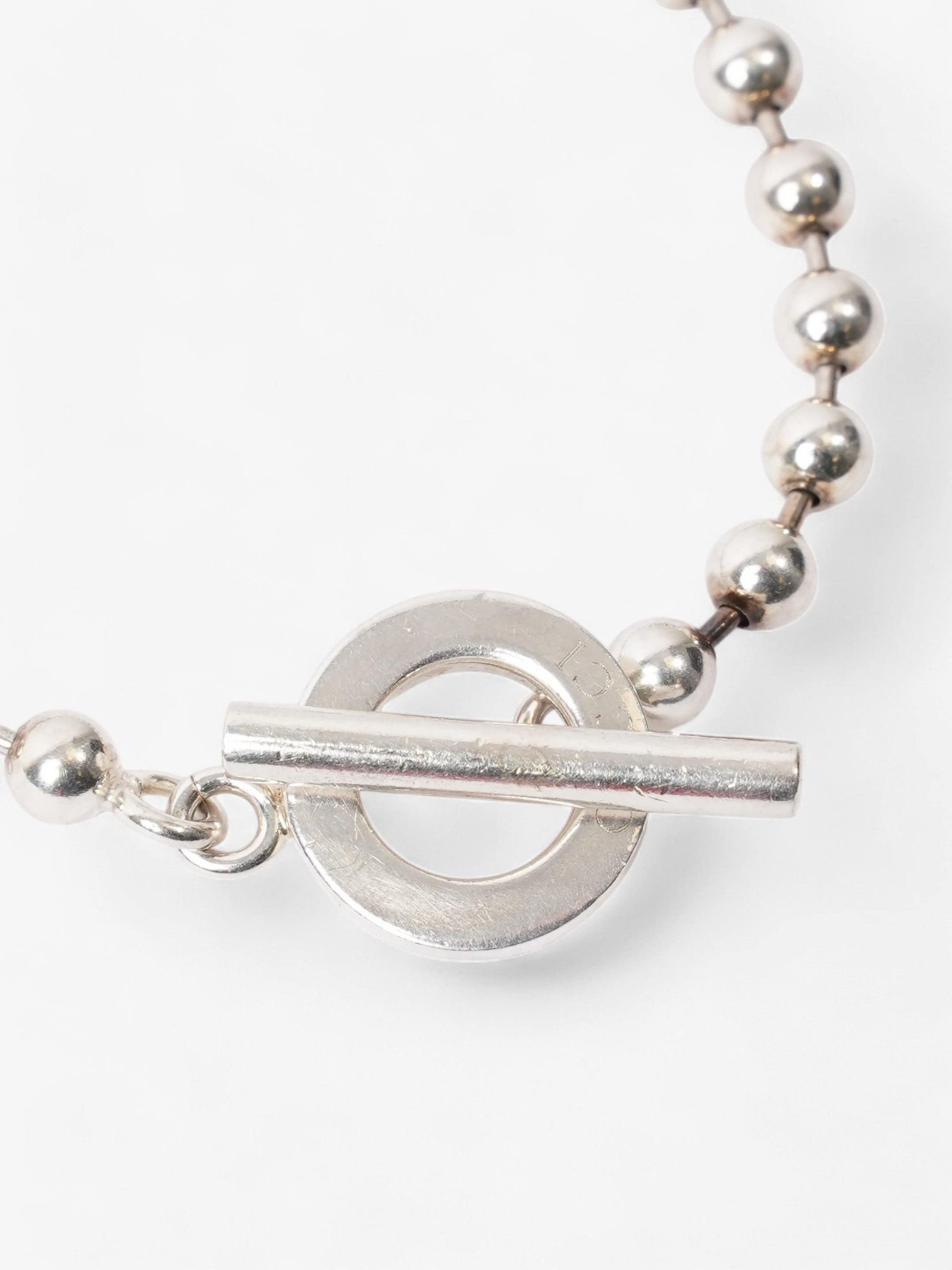 Gucci Ball Chain Bracelet Silver Silver Sterling 15cm | AlmaBagz