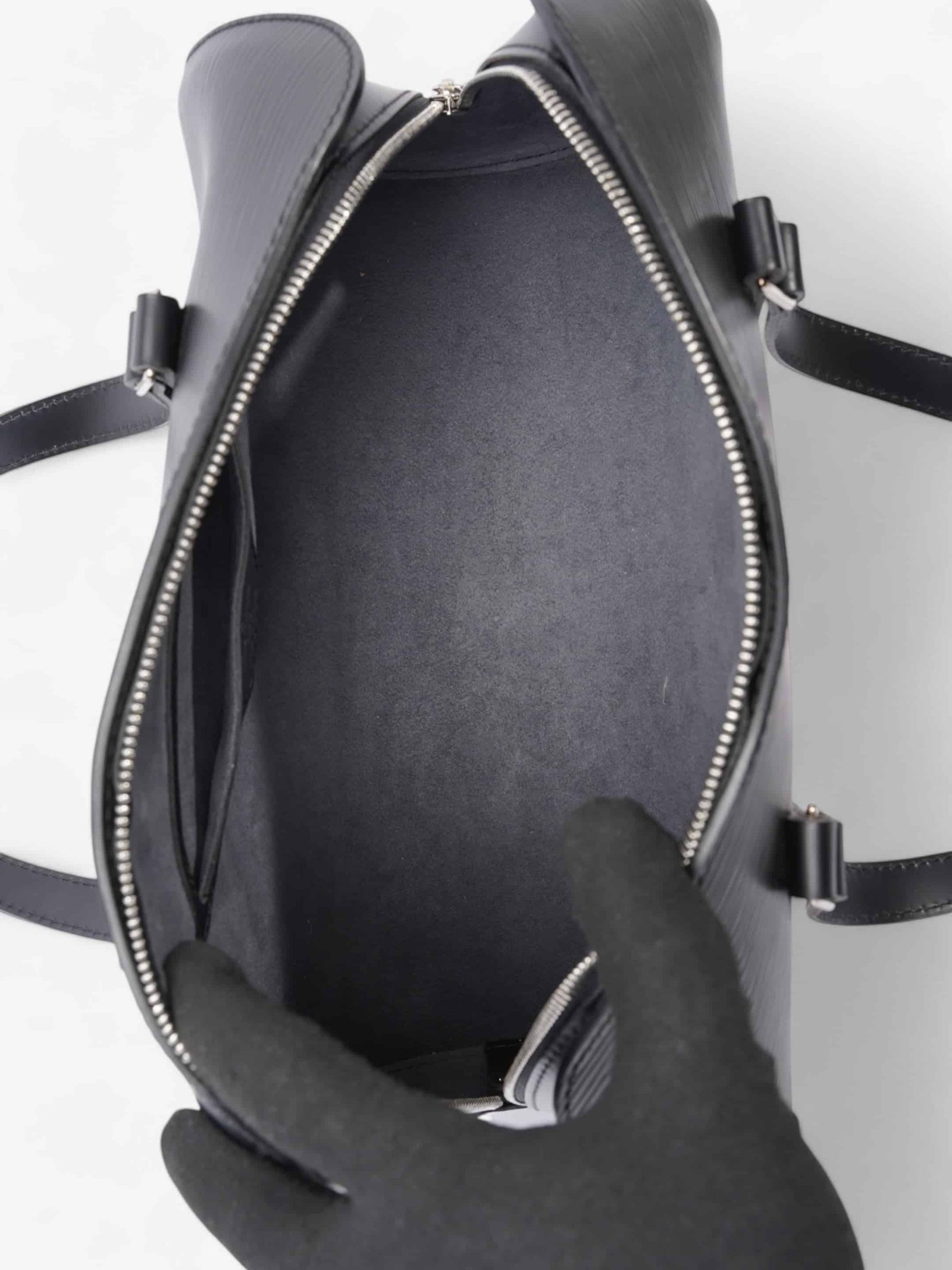 Louis Vuitton Soufflot Black Epi Leather | AlmaBagz - Image 16