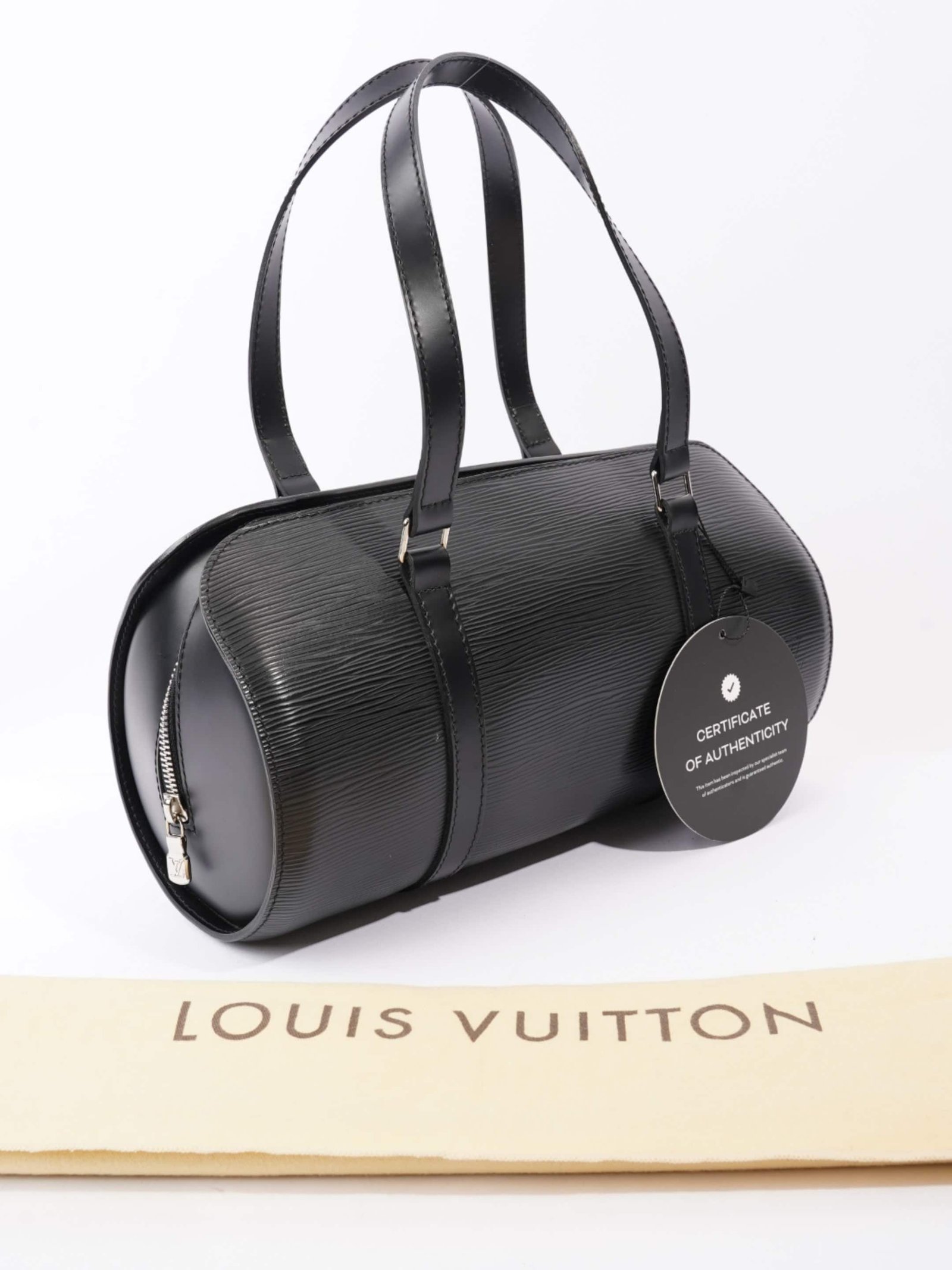 Louis Vuitton Soufflot Black Epi Leather | AlmaBagz - Image 8