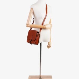 Louis Vuitton Cartouchiere Brown Epi Leather MM | AlmaBagz