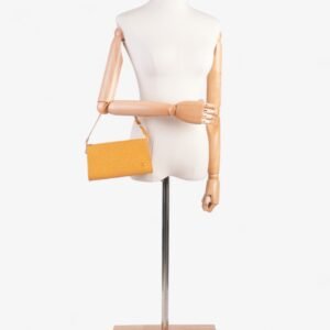 Louis Vuitton Pochette Accessoires Yellow Epi Leather | AlmaBagz