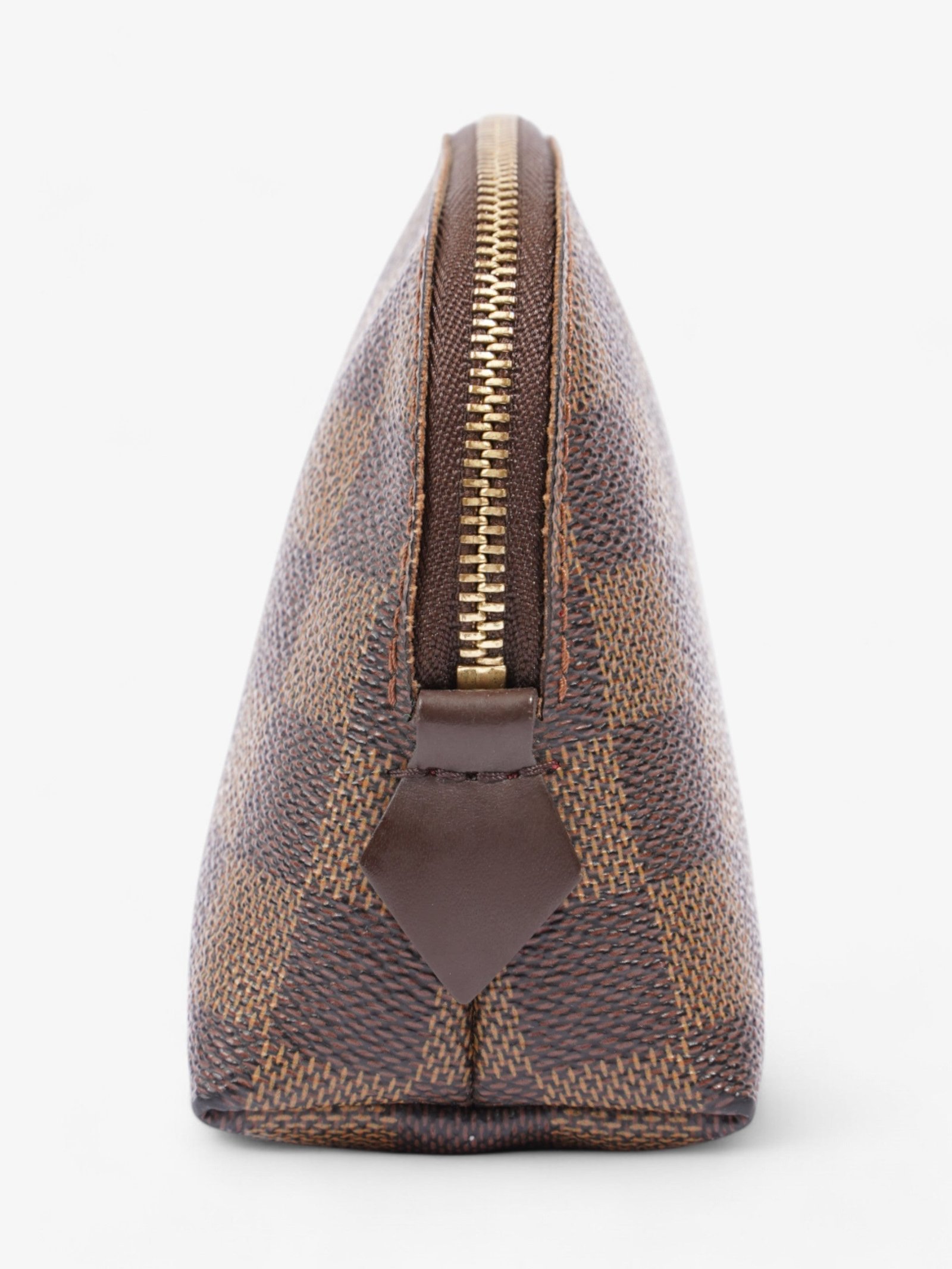 Louis Vuitton Cosmetic Pouch Damier Ebene Coated Canvas PM | AlmaBagz