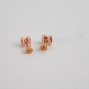 Hermes Mini Pop H Earring Rose Dragee | AlmaBagz