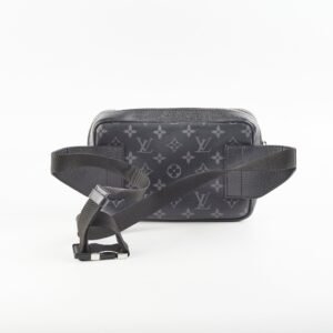 Louis Vuitton Men Black Monogram Belt Bag | AlmaBagz