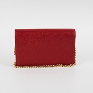 Gucci Red Wallet On Chain Woc | AlmaBagz