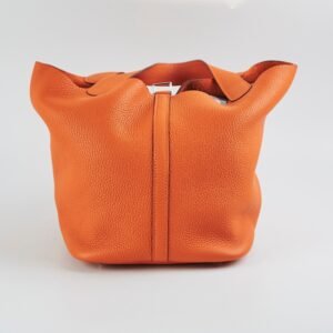 Hermes Picotin 22 Orange X Stamp | AlmaBagz