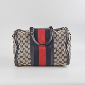 Gucci Boston GG Canvas Bag | AlmaBagz