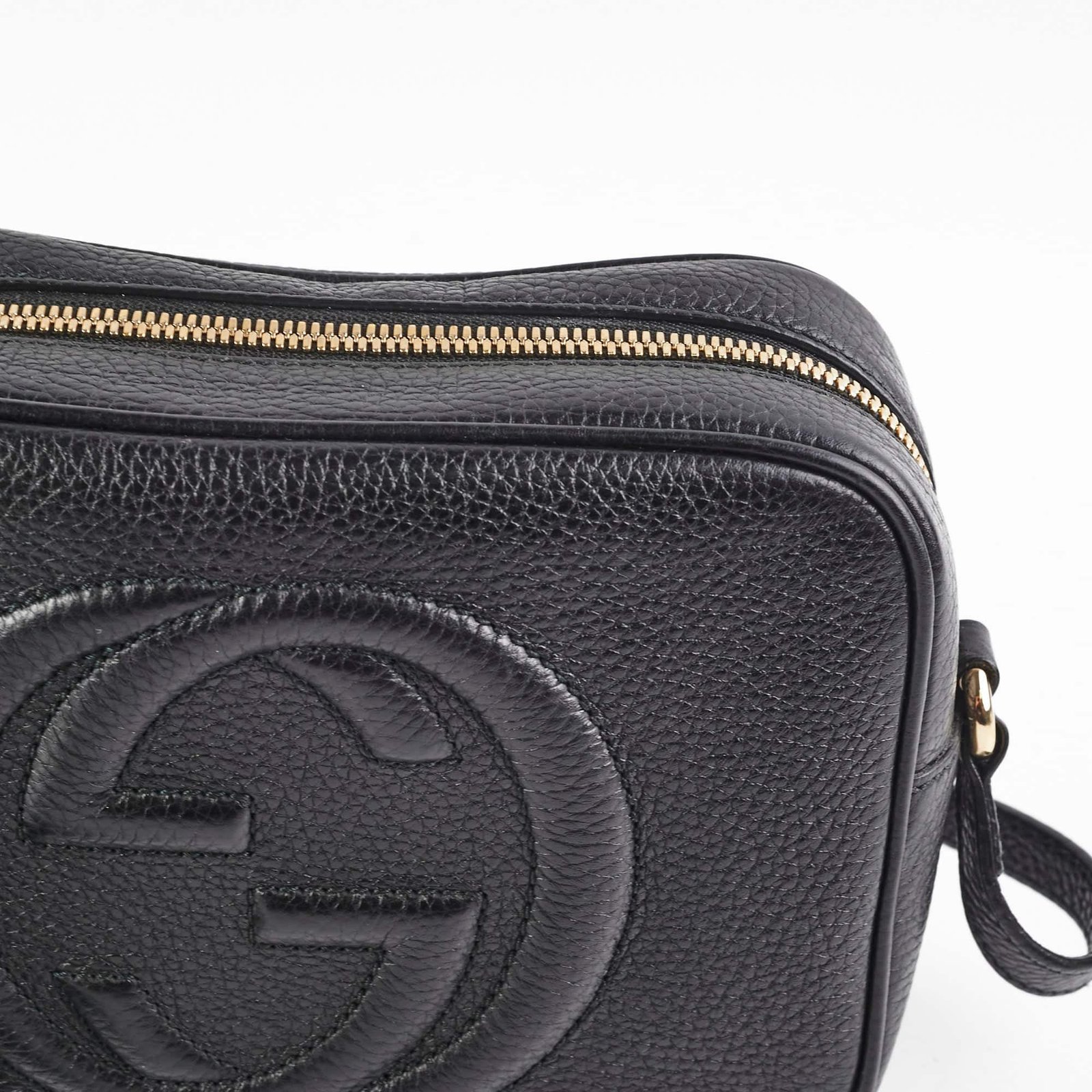 Gucci Soho Disco Black Crossbody Bag | AlmaBagz