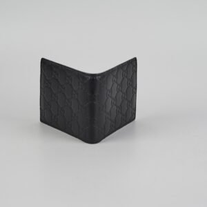 Gucci Men Compact Wallet Black | AlmaBagz