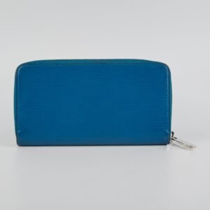 Louis Vuitton Long Zippy Epi Blue Wallet | AlmaBagz