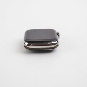 Hermes 40mm Apple Watch (Series 6) Stainless Steel Case (Fauve Barenia Single Tour/Orange Strap)) | AlmaBagz