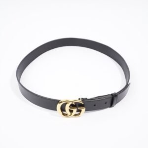 Gucci Marmont Belt Black Leather 90cm 36" | AlmaBagz