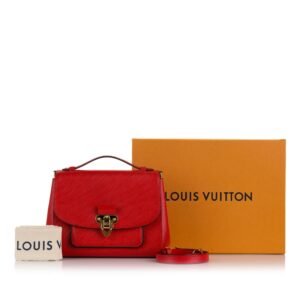 Louis Vuitton Boccador Red Epi | AlmaBagz