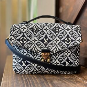 LOUIS VUITTON Metis Dark Navy Blue Since 1854 Canvas Top Handle Bag | AlmaBagz