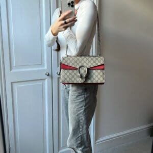 Gucci Dionysus GG Supreme Small Shoulder Bag (RRP £2,220) | AlmaBagz