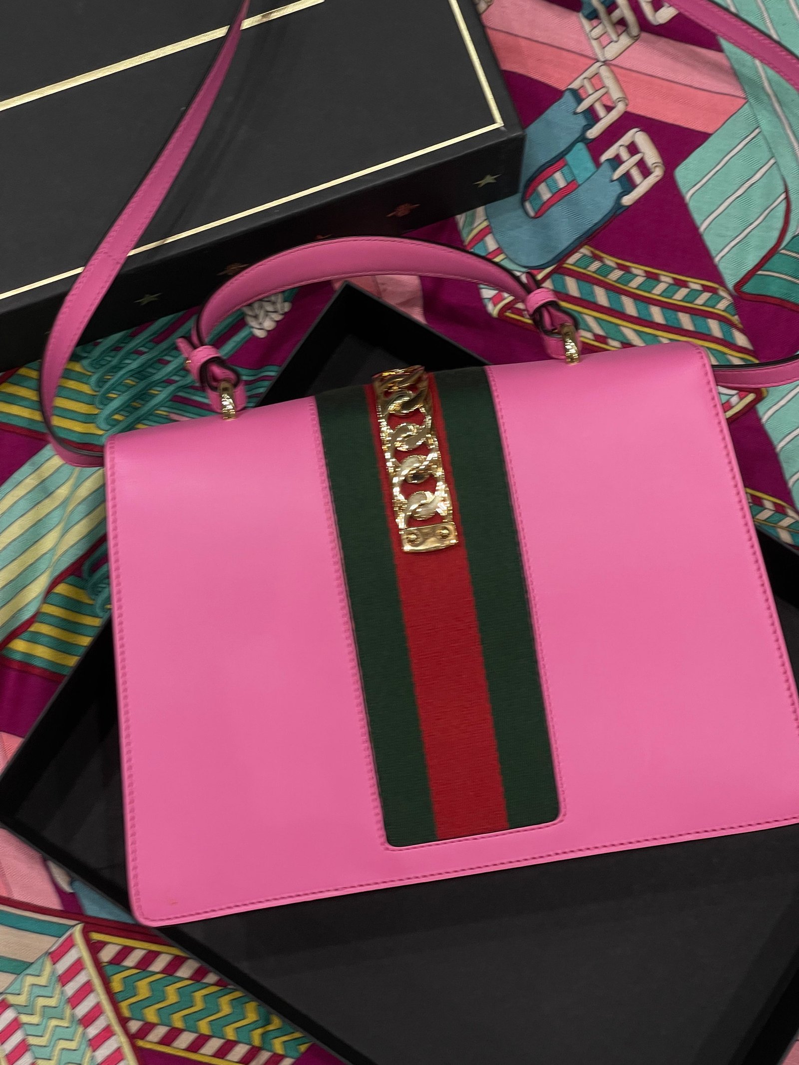 Gucci - Sac Sylvie GM rose | AlmaBagz - Image 6