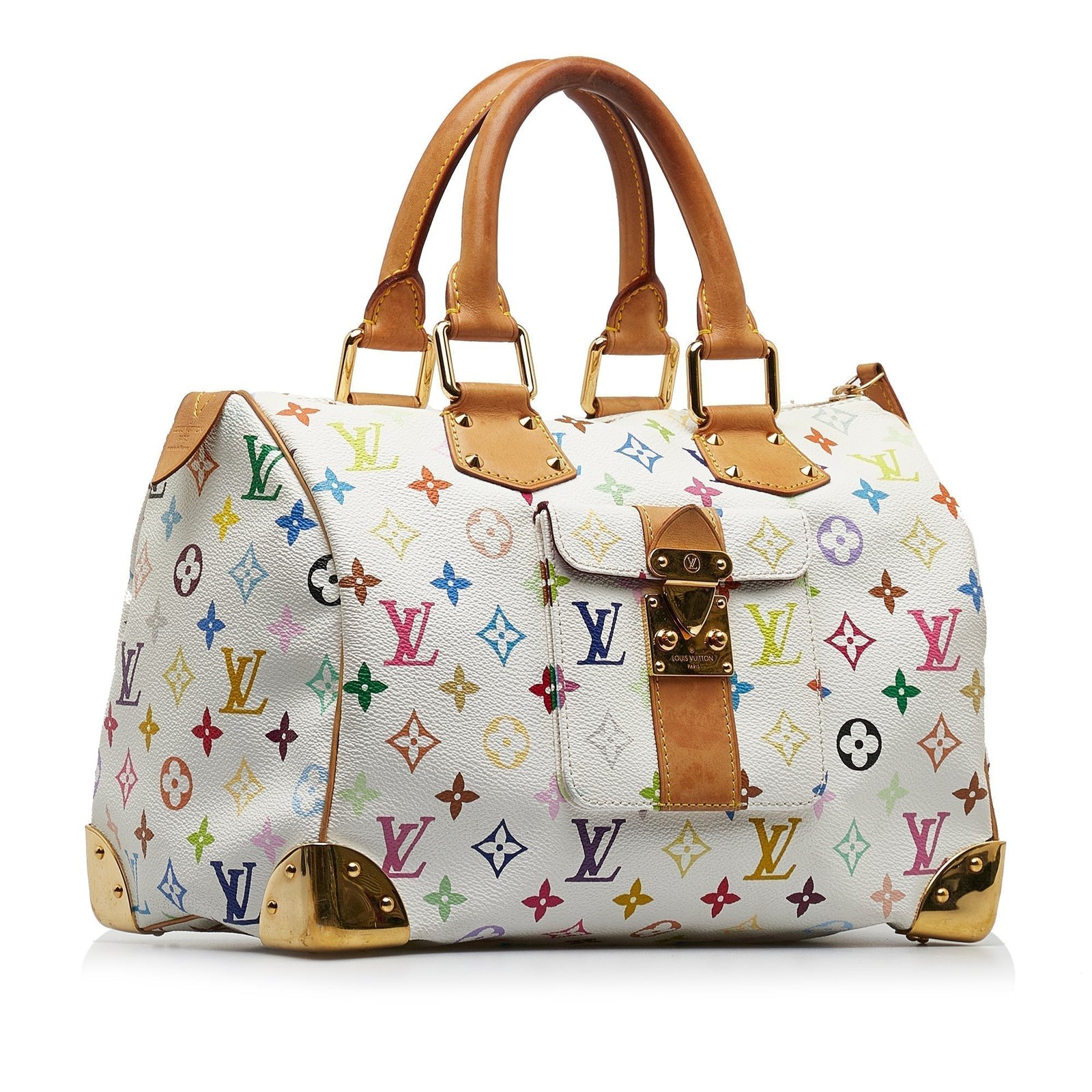 LOUIS VUITTON Monogram Multicolore Speedy 30 Boston Bag | AlmaBagz