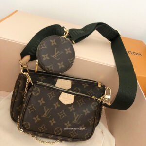 Louis Vuitton Multi Pochette Accessoires Khaki | AlmaBagz