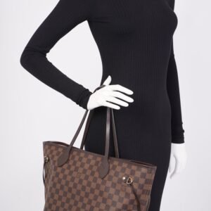 Louis Vuitton Neverfull MM Damier Ebene Coated Canvas | AlmaBagz