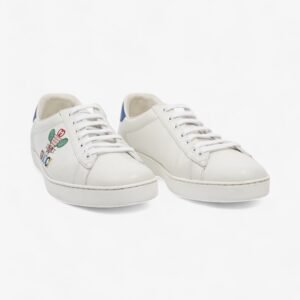 Gucci Ace Sneakers with Tennis White / Blue Leather EU 44 UK 10 | AlmaBagz