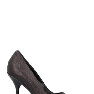 GUCCI GG Heels Leather Brown | AlmaBagz