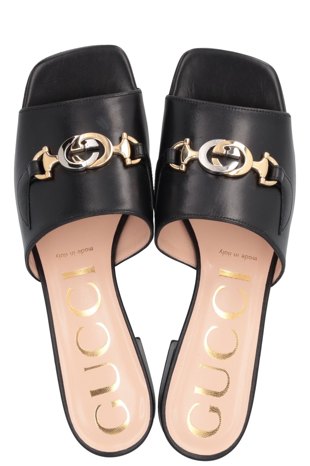 GUCCI Malaga Kid Sandals Black | AlmaBagz