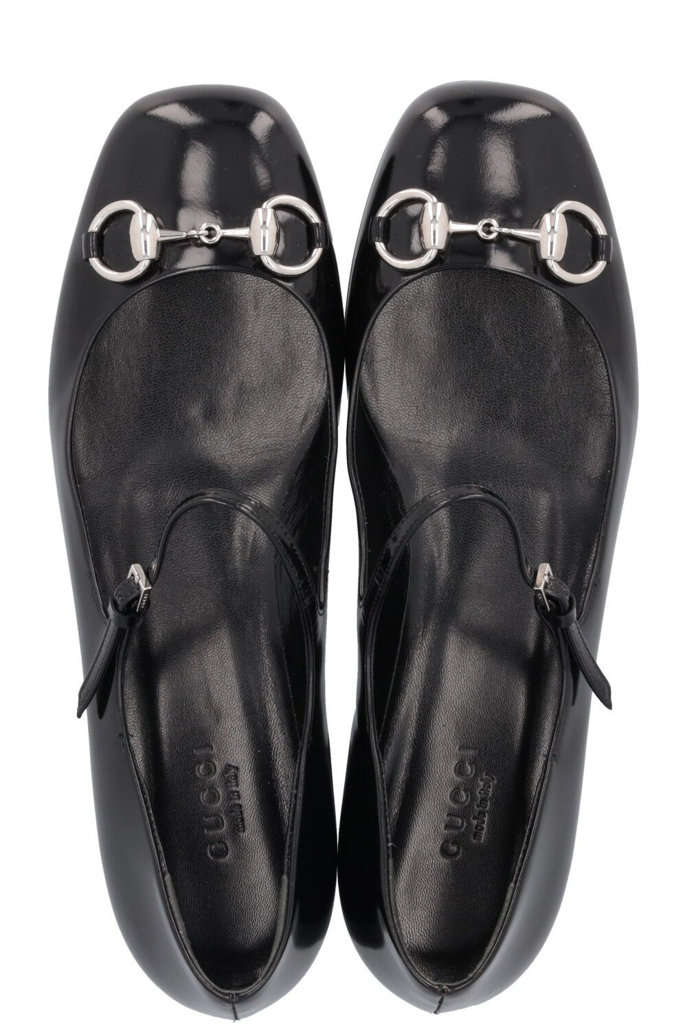 GUCCI Horsebit Mary Jane Heels Black | AlmaBagz