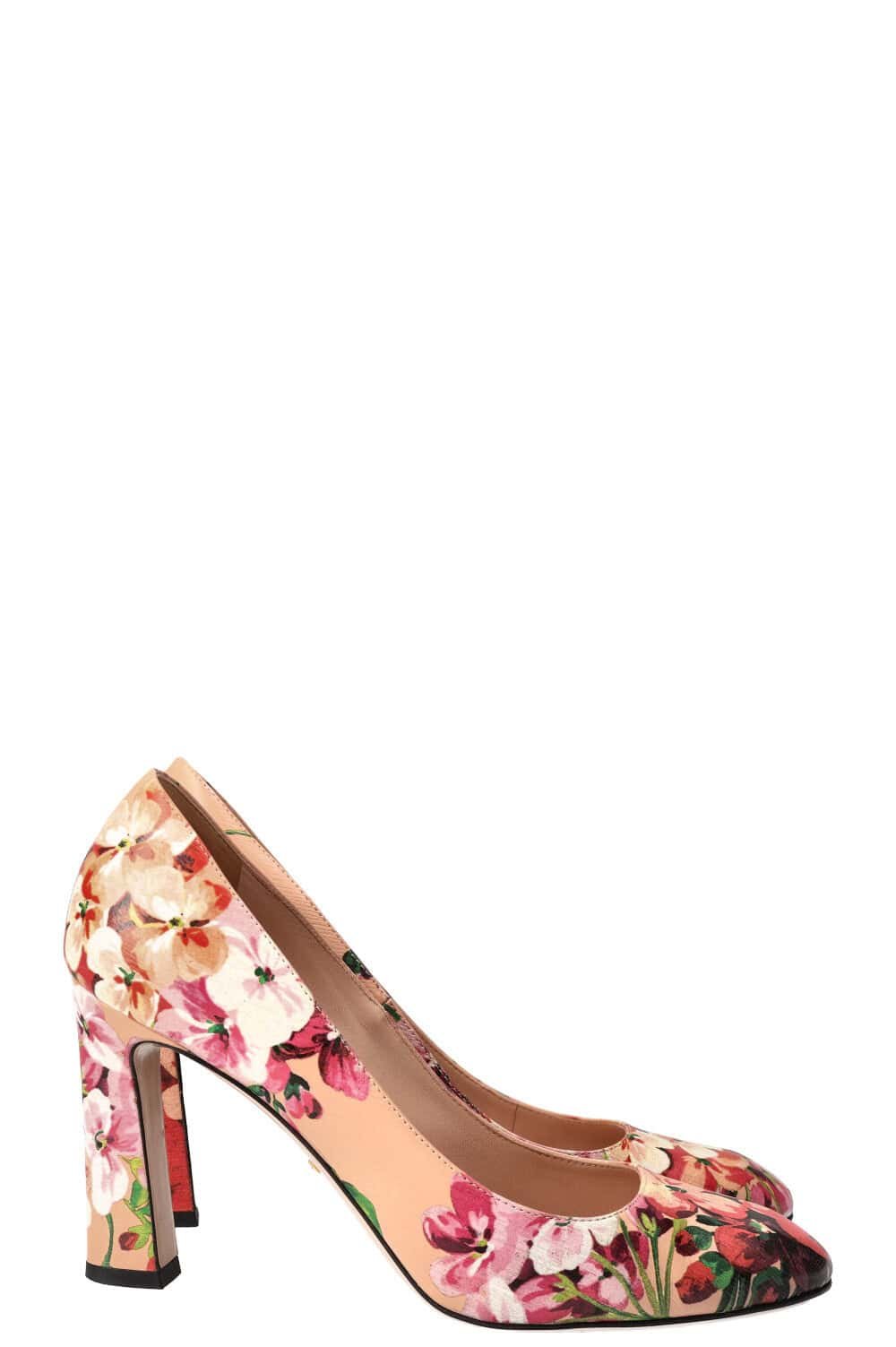 GUCCI Bloom Heels Pink | AlmaBagz