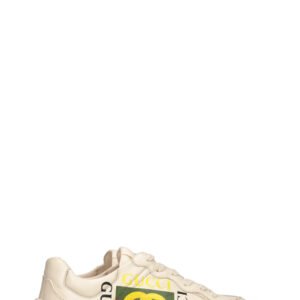 GUCCI Rhyton Square Logo Sneaker White Leather | AlmaBagz