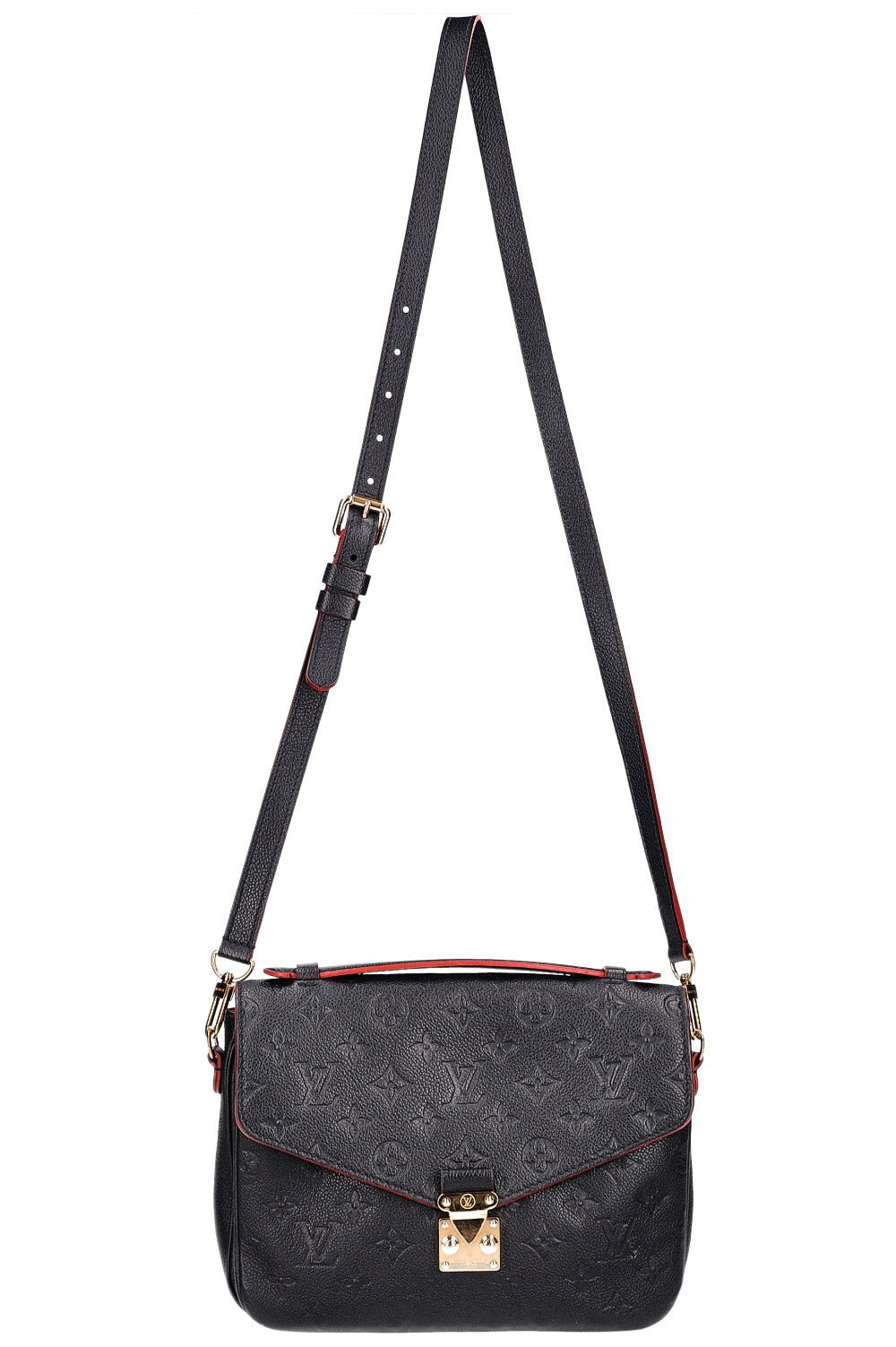 LOUIS VUITTON Pochette Metis Empreinte Marine Rouge | AlmaBagz - Image 12