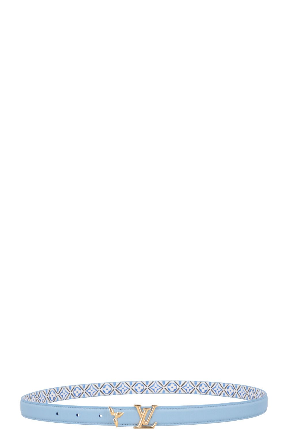 LOUIS VUITTON Pretty LV Reversible Belt Blue | AlmaBagz - Image 9