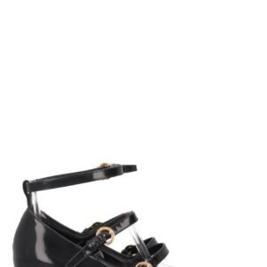 LOUIS VUITTON LV Heels Patent Black | AlmaBagz