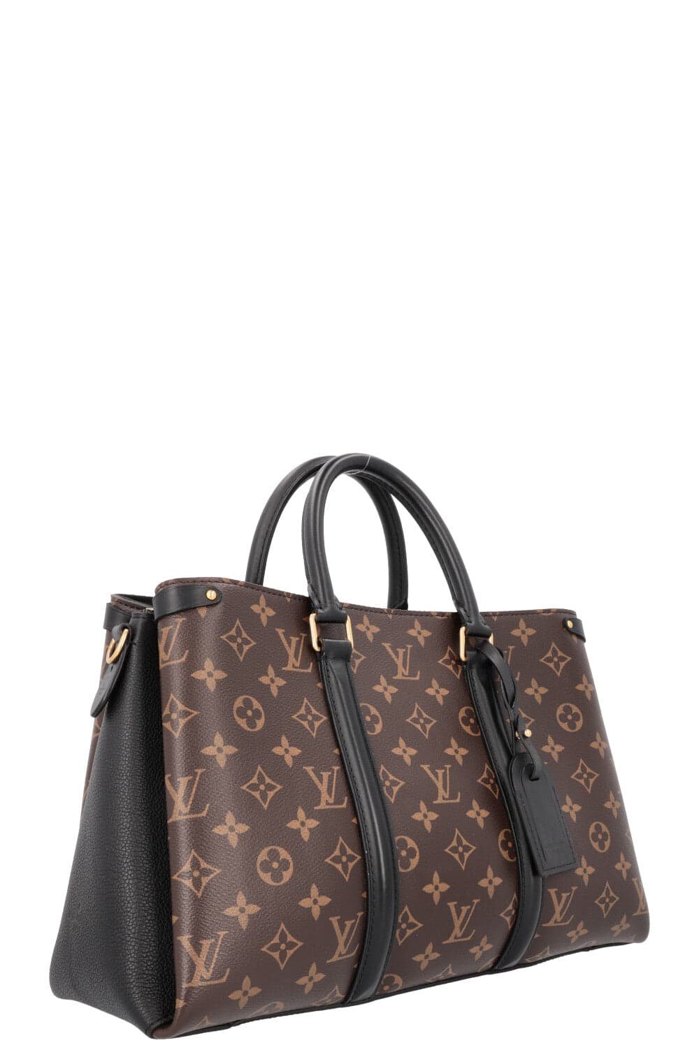 LOUIS VUITTON Soufflot MM Handbag MNG Canvas | AlmaBagz - Image 3