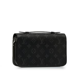 LOUIS VUITTON Monogram Eclipse Zippy XL Wallet Long Wallets | AlmaBagz