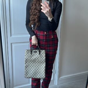 Gucci GG Canvas Vertical Flat Tote Bag | AlmaBagz