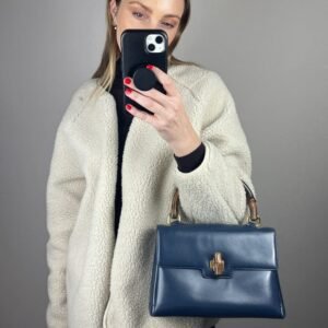 Gucci Leather Bag with Bamboo clasp | AlmaBagz