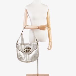 Gucci Tassel Flap Light Gold Leather | AlmaBagz