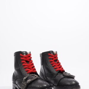 Gucci Queercore Ankle Boots Black Leather EU 36 UK 3 | AlmaBagz