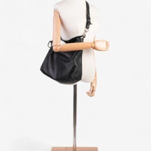 Gucci Shoulder Bag Black Leather | AlmaBagz