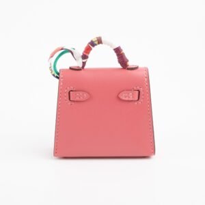 Hermes Kelly Twilly Bag Charm Rose Lipstick | AlmaBagz