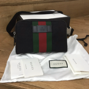 Gucci Web Techno Canvas Belt Bag | AlmaBagz