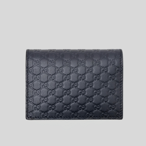 Gucci Interlocking GG Card Case in Navy | AlmaBagz