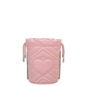 Gucci Pink GG Marmont Mini Bucket Bag | AlmaBagz