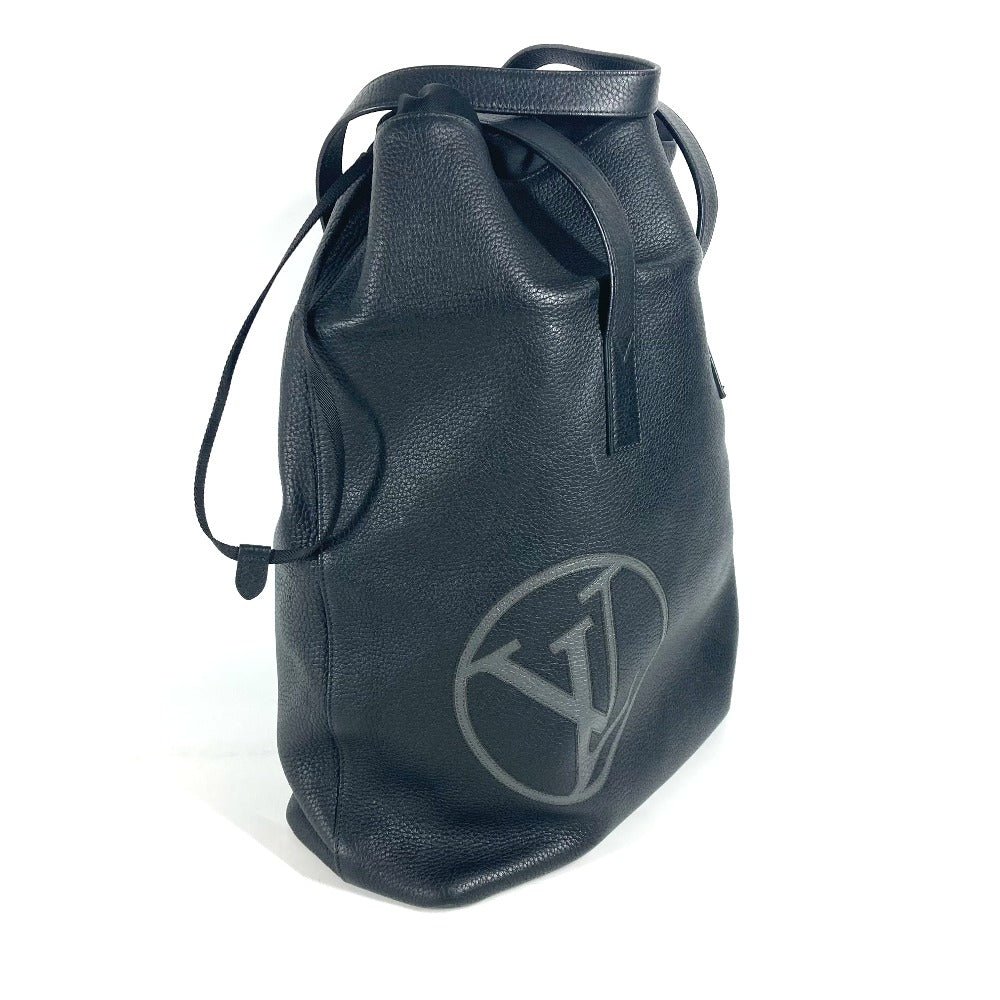 LOUIS VUITTON Shoulder Bag M55000 Taurillon Clemence Leather black LV circle Hippo Light | AlmaBagz - Image 3