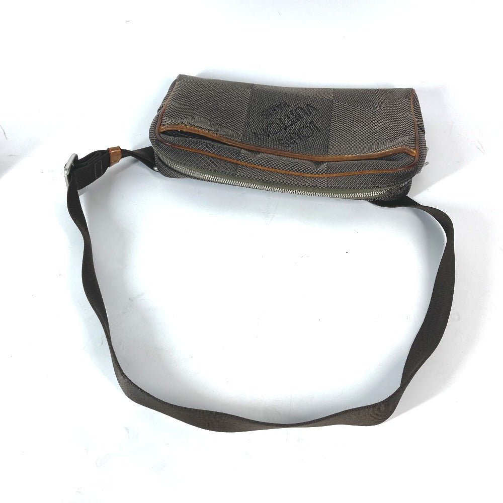 LOUIS VUITTON Sling bag M93619 Damier Jean Canvas khaki Damier Jean Acrobat mens Used | AlmaBagz - Image 9